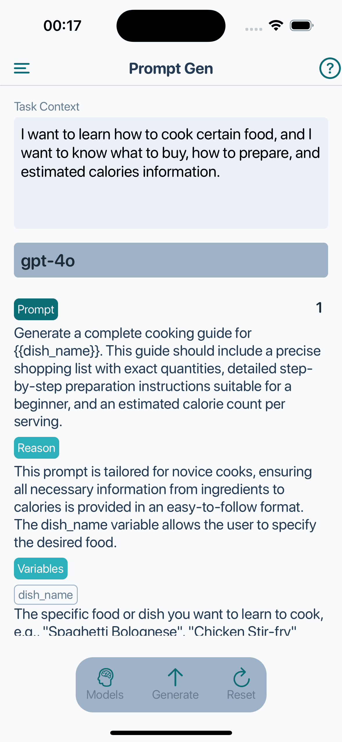 Feature Prompt Generation